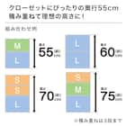クローゼットケース セレスFD (M/高さ25cm) 4個セット 7枚目画像