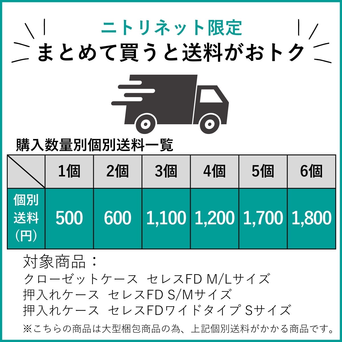 クローゼットケース セレスFD (M/高さ25cm) 3個セット | ニトリネット