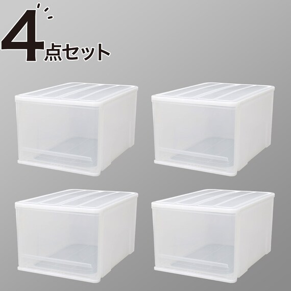 クローゼットケース セレスFD (L/高さ30cm) 4個セット 1枚目画像