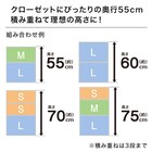 クローゼットケース セレスFD (L/高さ30cm) 4個セット 8枚目画像