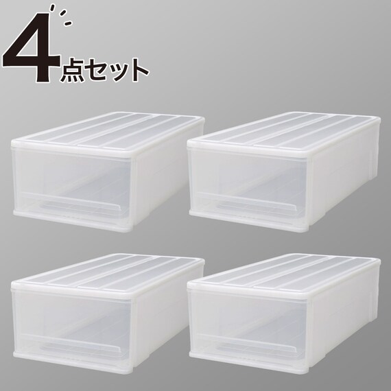 押入れケース セレスFD 中深型(M/高さ23cm) 4個セット 1枚目画像