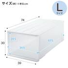 押入れケース セレスFD 深型(L/高さ30cm) 3個セット 3枚目画像