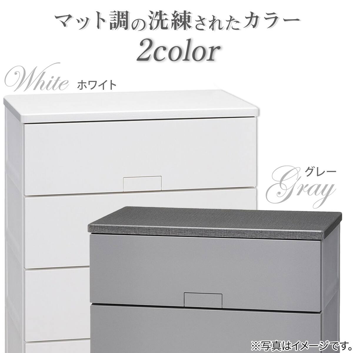 フィッツチェスト フルフラット 幅75cm 5段 (ホワイト) | ニトリネット