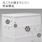 フィッツチェスト フルフラット 幅75cm 5段 (ホワイト) 3枚目画像