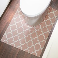隙間にピタッPVC耳長トイレマット モロッカン