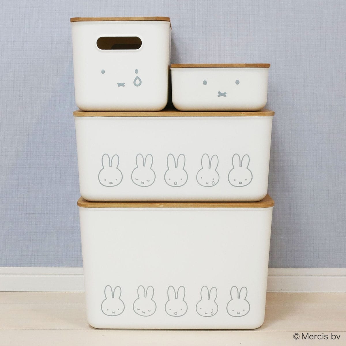 miffy バンブーふた付き収納ケース(M) | ニトリネット【公式】 家具