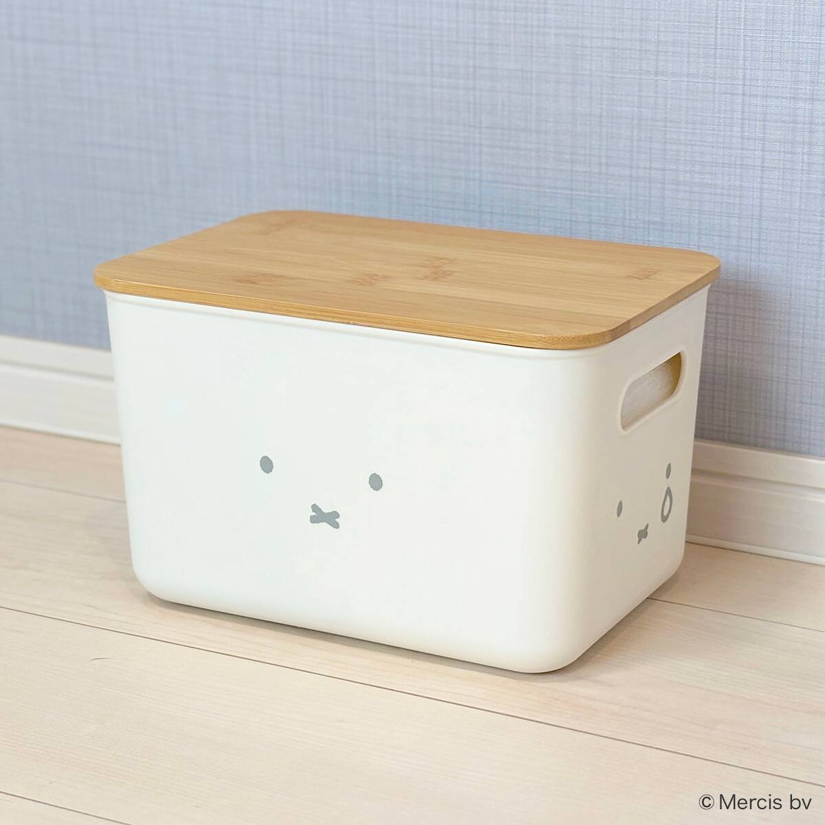miffy バンブーふた付き収納ケース(M) | ニトリネット【公式】 家具