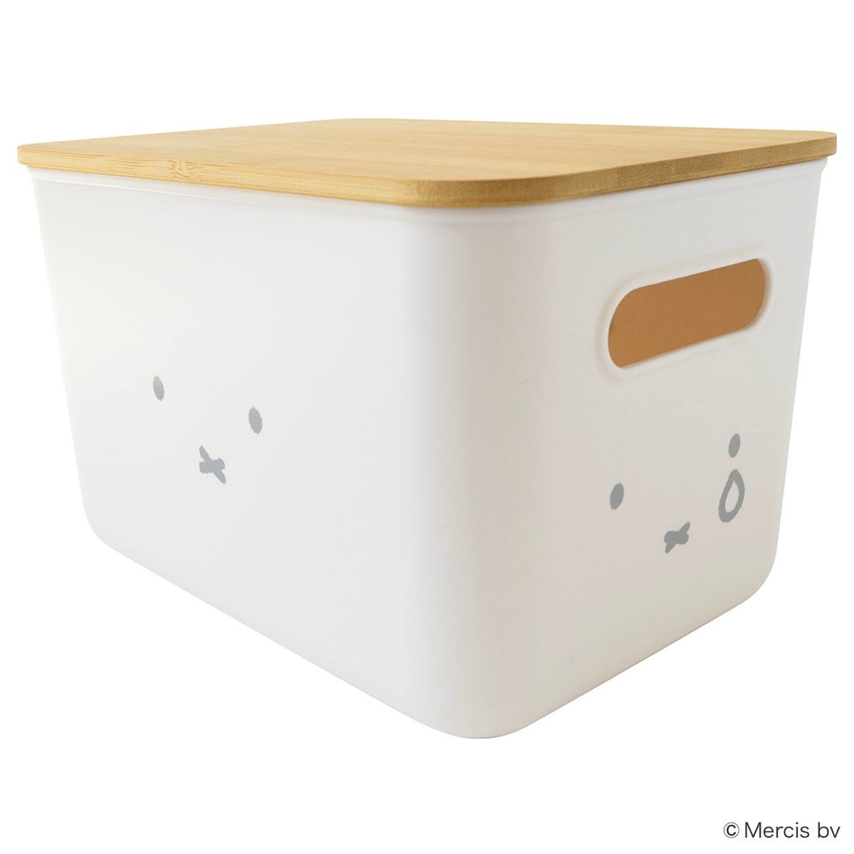 miffy バンブーふた付き収納ケース(M) | ニトリネット【公式】 家具