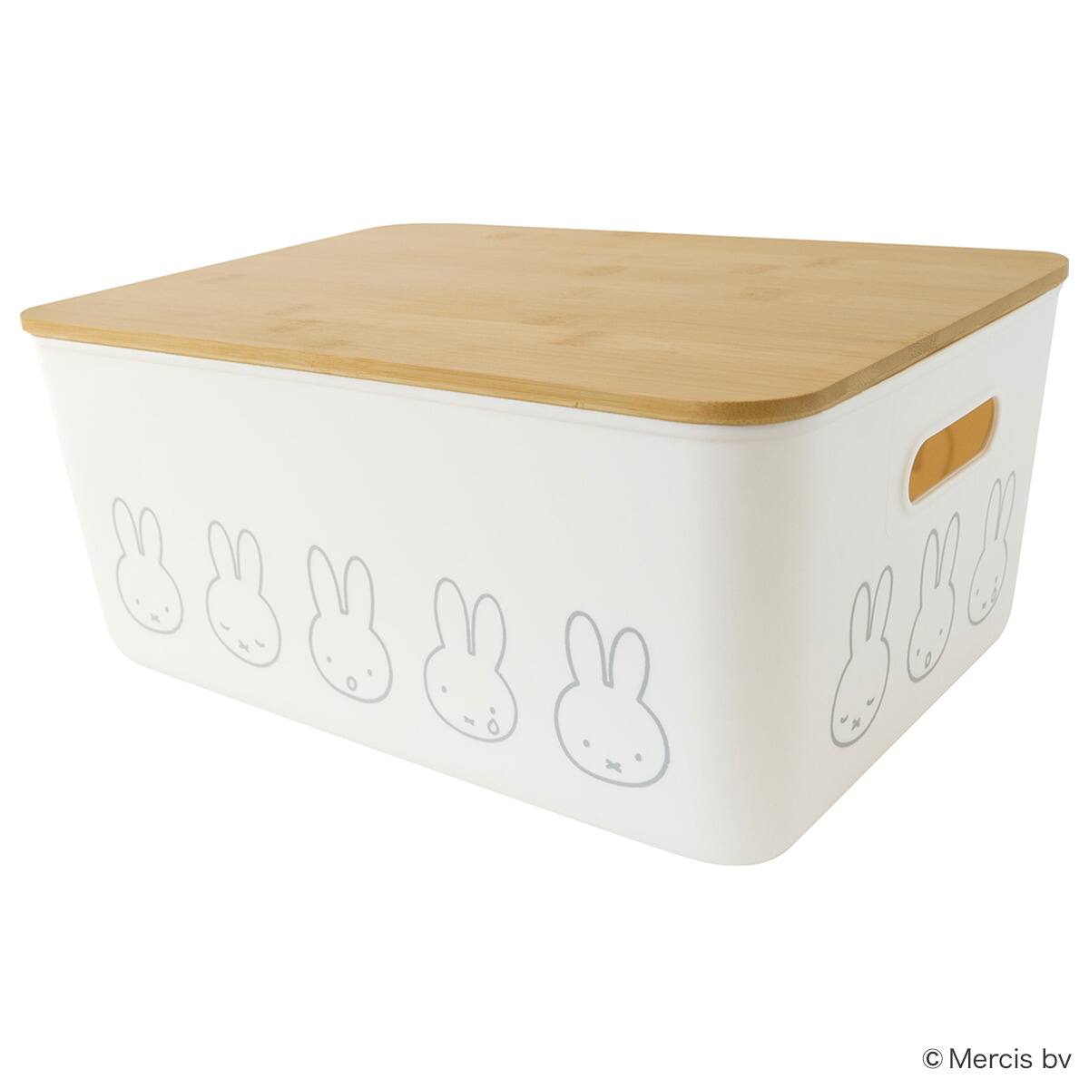 miffy バンブーふた付き収納ケース(L) | ニトリネット【公式】 家具