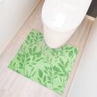 使い捨てトイレマット6枚入 グリーン 1枚目画像