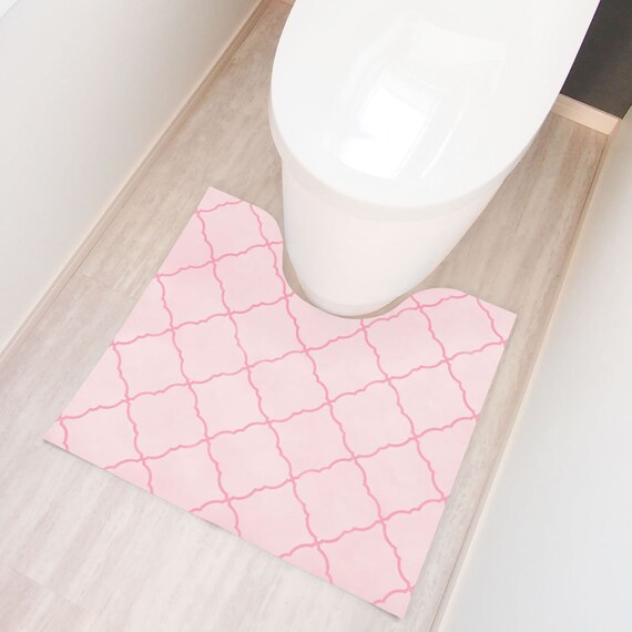 使い捨てトイレマット6枚入 モロッカンピンク 1枚目画像
