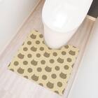 使い捨てトイレマット6枚入 キャットベージュ 1枚目画像