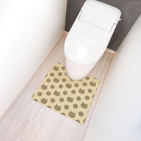 使い捨てトイレマット6枚入 キャットベージュ 3枚目画像