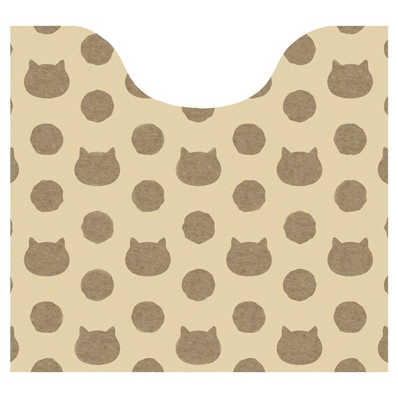 使い捨てトイレマット6枚入 キャットベージュ 5枚目画像