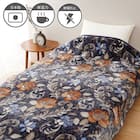 静電気抑制糸使用国産ニューマイヤー毛布 (BR S BL) 1枚目画像