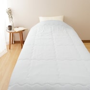 抗菌防臭加工綿入りやわらかパイルの国産肌布団 (S/BL)【期間限定価格:11/27~1/5まで】