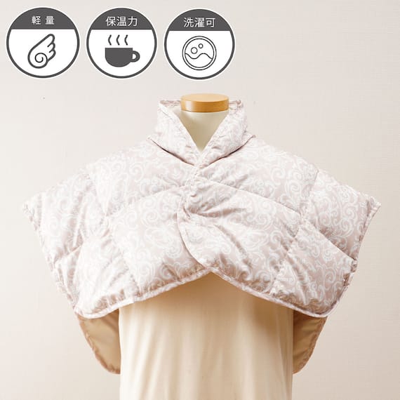 羽毛入り肩当て (BE) 1枚目画像