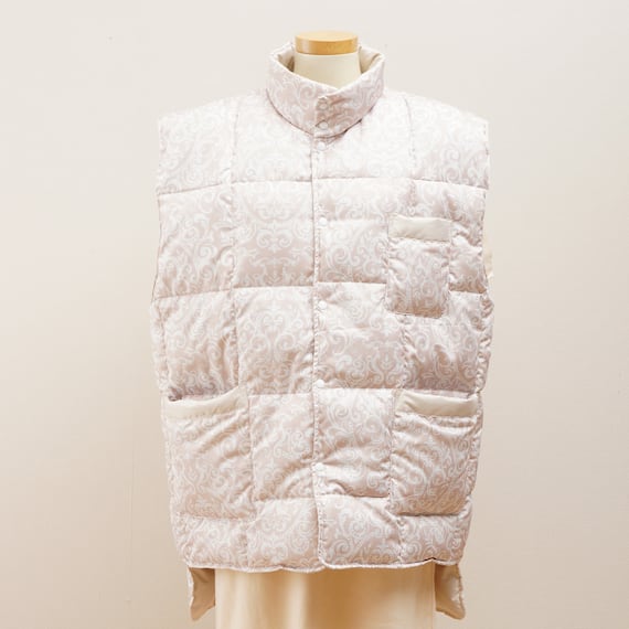 羽毛入りベスト (BE) 10枚目画像