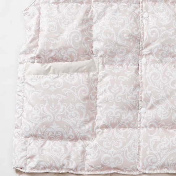 羽毛入りベスト (BE) 13枚目画像