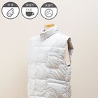 羽毛入りベスト (BL) 1枚目画像