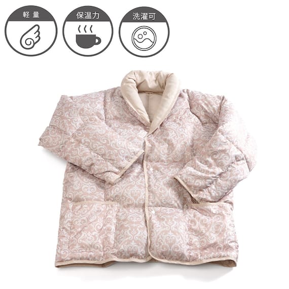 羽毛入りショートガウン (BE) 1枚目画像