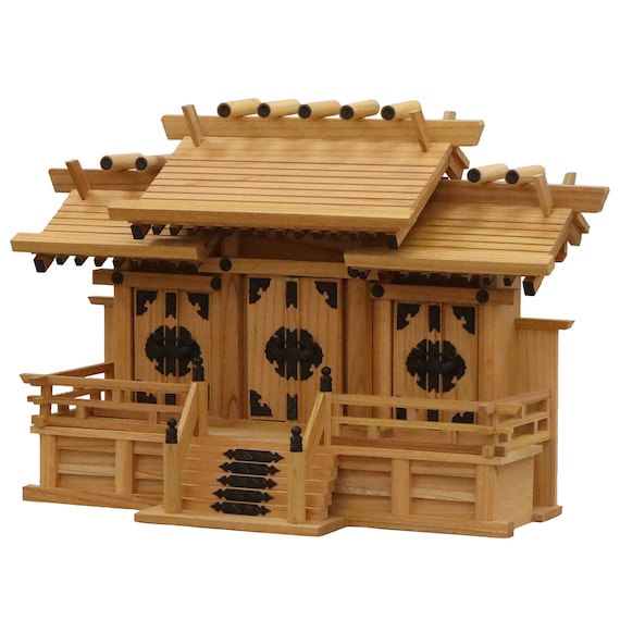 国産高級神棚 本欅 中 1枚目画像