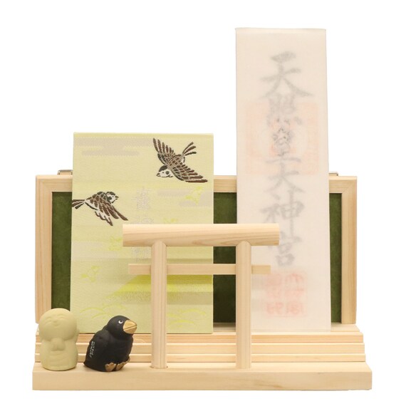 国産モダン御札立て よこ型(OY GR) 1枚目画像