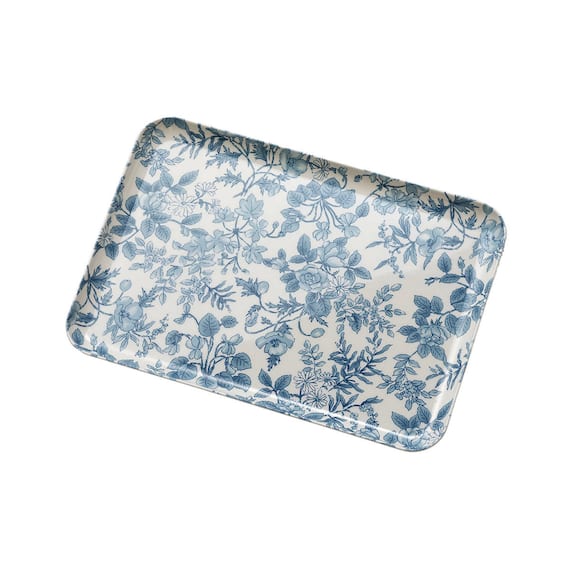 合成樹脂トレー(花柄 Mサイズ) 1枚目画像