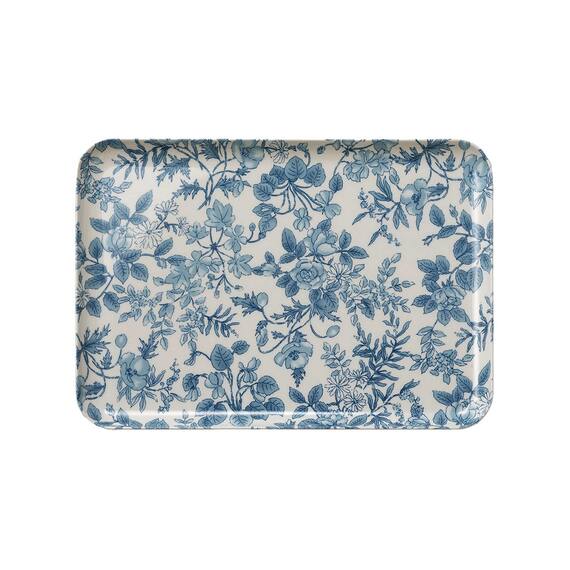 合成樹脂トレー(花柄 Mサイズ) 2枚目画像