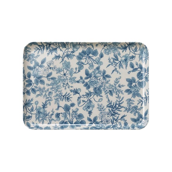 合成樹脂トレー(花柄 Mサイズ) 2枚目画像