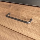 特殊鋼板天板 ヴィンテージ風カウンター (オープン + 扉 NA) 4枚目画像