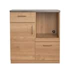 特殊鋼板天板 ヴィンテージ風カウンター (オープン + 扉 NA) 9枚目画像