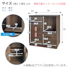 特殊鋼板天板 ヴィンテージ風カウンター (オープン + 扉 NA) 13枚目画像