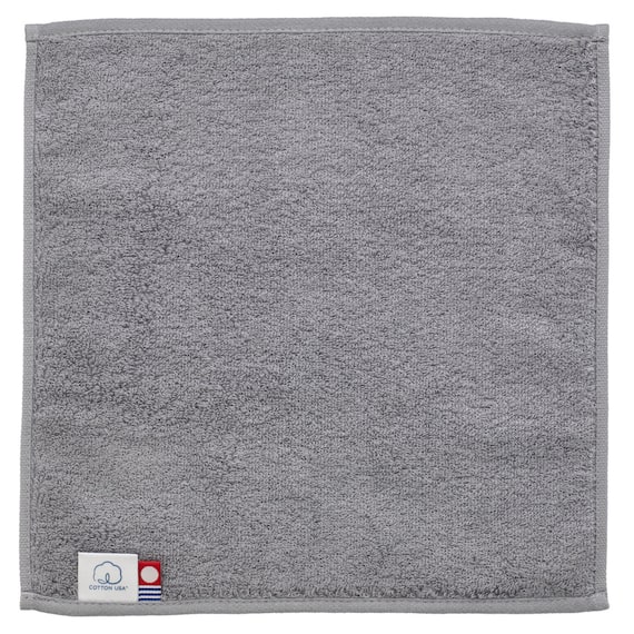 今治ハンカチタオル(プレミアム GY25x25) 2枚目画像