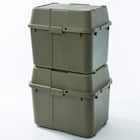 トランク収納ボックス 70L 2個セット(カーキ) 1枚目画像