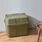トランク収納ボックス 70L 2個セット(カーキ) 2枚目画像