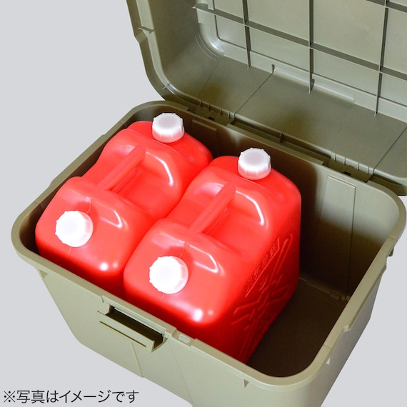 トランク収納ボックス 70L 2個セット(カーキ) 4枚目画像
