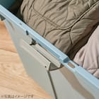 トランク収納ボックス 70L 2個セット(カーキ) 8枚目画像