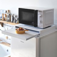 家事効率をアップするレンジ下スライドテーブル