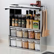 ステンレススパイスラック 調味料ポット付き