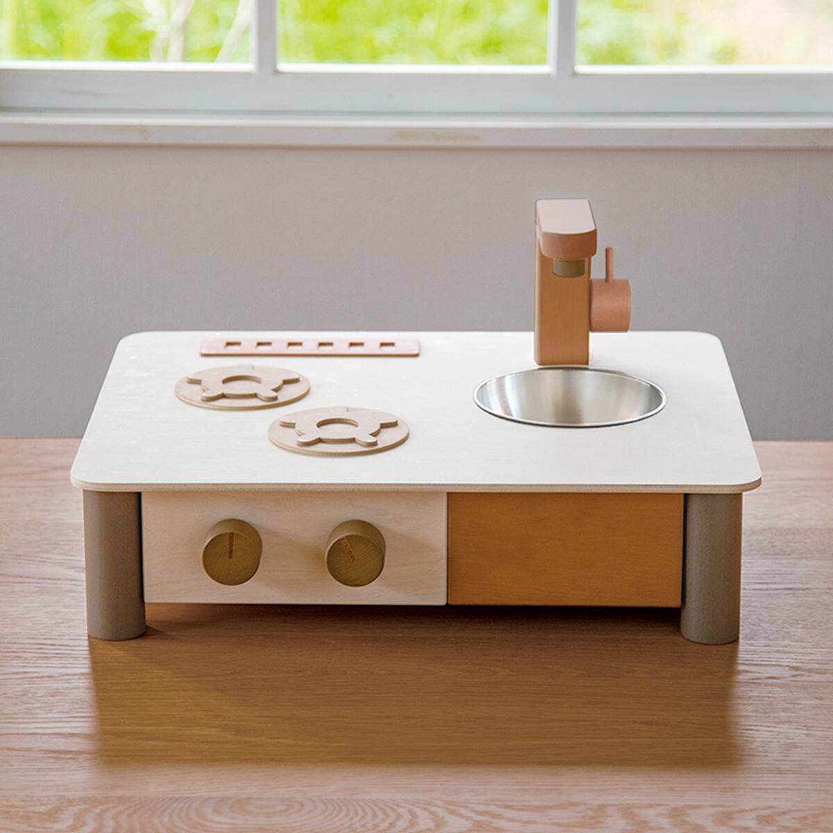 3歳から】おままごと 日本製ままごとキッチン(くるみいろ) | ニトリ