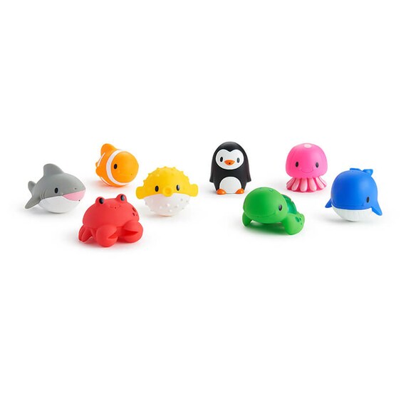 【9ヶ月から】お風呂のおもちゃ ぷかぷか水鉄砲(オーシャン8P) 4枚目画像