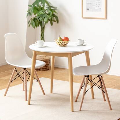 北欧風円形ダイニングテーブル 80cm (410 WH/NA)通販 | ニトリネット  