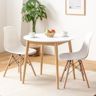 北欧風円形ダイニングテーブル 80cm (410 WH/NA)