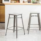 カウンターチェア2脚セット (IW318 クリア) 3枚目画像