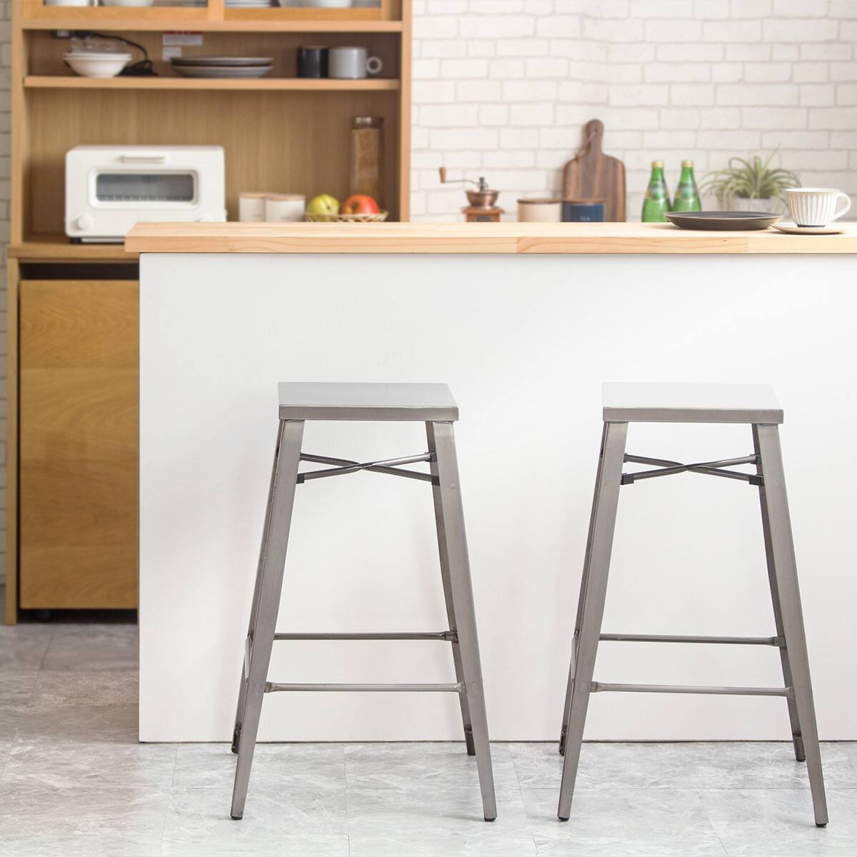 カウンターチェア2脚セット (IW318 クリア) | ニトリネット【公式