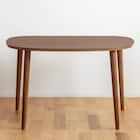 半円ダイニングテーブル (IW BR) 2枚目画像