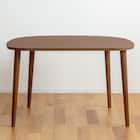 半円ダイニングテーブル (IW BR) 3枚目画像