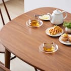 半円ダイニングテーブル (IW BR) 6枚目画像