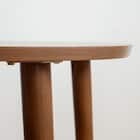 半円ダイニングテーブル (IW BR) 9枚目画像